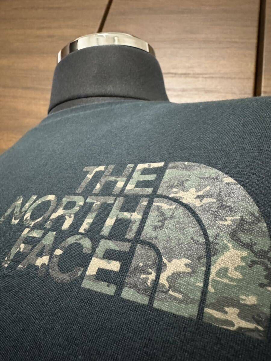 THE NORTH FACE(ザ・ノースフェイス）s/s NUPTSE CAMOUFLAGE TEE（ヌプシカモフラージュティー）NT31605R ブラック M レア直営店限定モデルの画像8