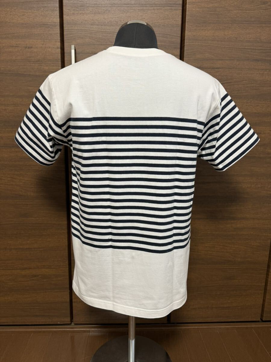 THE NORTH FACE(ザ・ノースフェイス） S/S Panel Border Tee（パネルボーダーティー）NT31950 ホワイトボーダー柄 XL GOLDWIN正規品_画像2