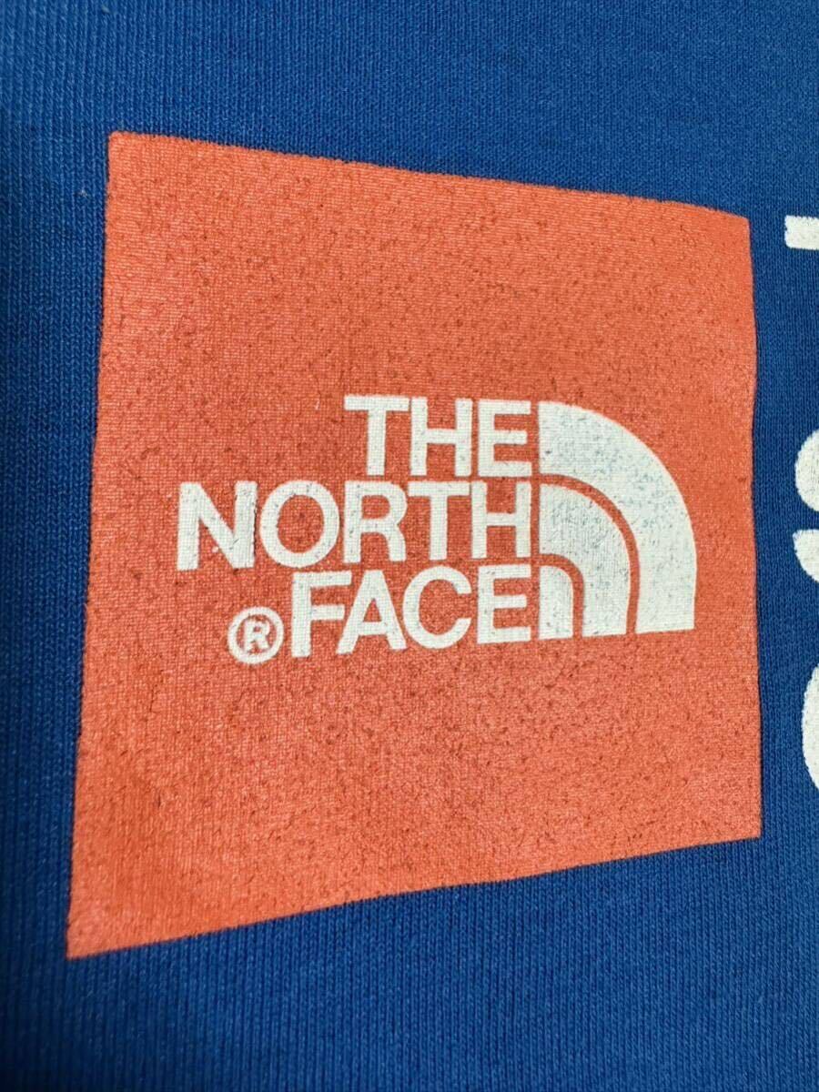 THE NORTH FACE(ザ・ノースフェイス） S/S TNFスクエアロゴティー NTW31663 ブルー レディースS 人気デザイン！GOLDWIN正規品の画像6