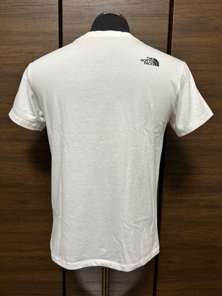 THE NORTH FACE(ザ・ノースフェイス） S/S Stitch Mark Tee（スティッチマークティー）NT31724 ホワイト M 人気デザイン GOLDWIN正規品の画像2