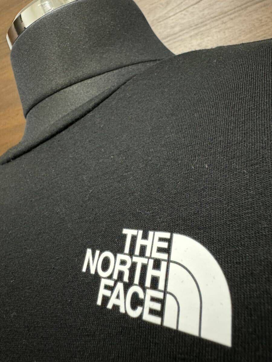 THE NORTH FACE(ザ・ノースフェイス） S/S シンプルロゴプリントTシャツ ブラック メンズL 海外限定モデルの画像7