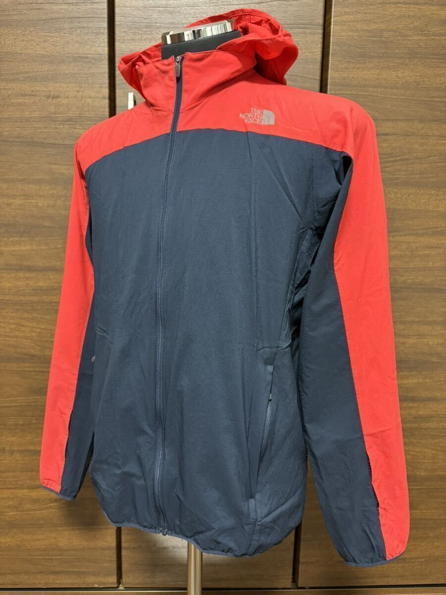 THE NORTH FACE(ザ・ノースフェイス） Swallowtail Vent Hoodie（スワローテイルベントフーディ）NP21668 ネイビー M 軽量高機能 GOLDWIN_画像1