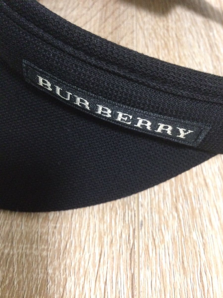 【美品】BURBERRY GOLF バーバリーゴルフ サンバイザー 帽子 ブラック 約56-59㎝の画像7