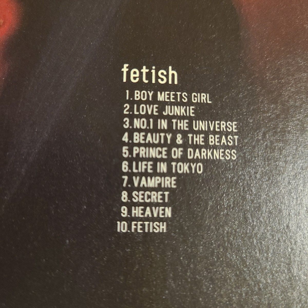 布袋寅泰/『fetish』&『ライブin武道館』 CD