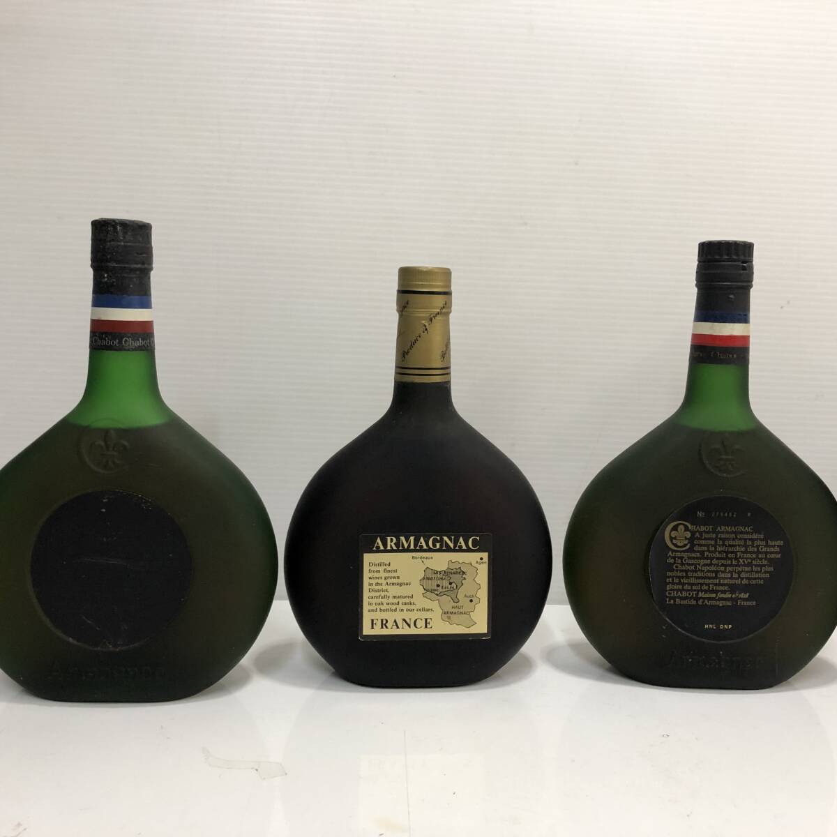 【未開栓】ブランデー コニャック 6本セット Armagnac NAPOLEON ナポレオン chabot Baron Guy DE TRAMAR DUPONEN VALOIS Chabot Chabotの画像9