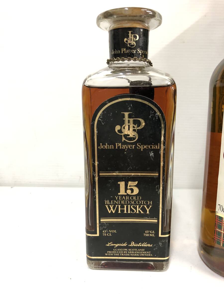 【未開栓】ウイスキー WHISKY 7本セット john player Special OLD CHOICE ANDERSON CLUB EARLY TIMES Oldparr CHEQUERS 100 PIPERSの画像2