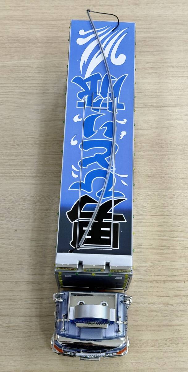 動作未確認！06 アオシマ スカイネット 1/32 RC ラジコン 現状! トラック野郎 熱風5000キロ 79年8月公開作 中古_画像4