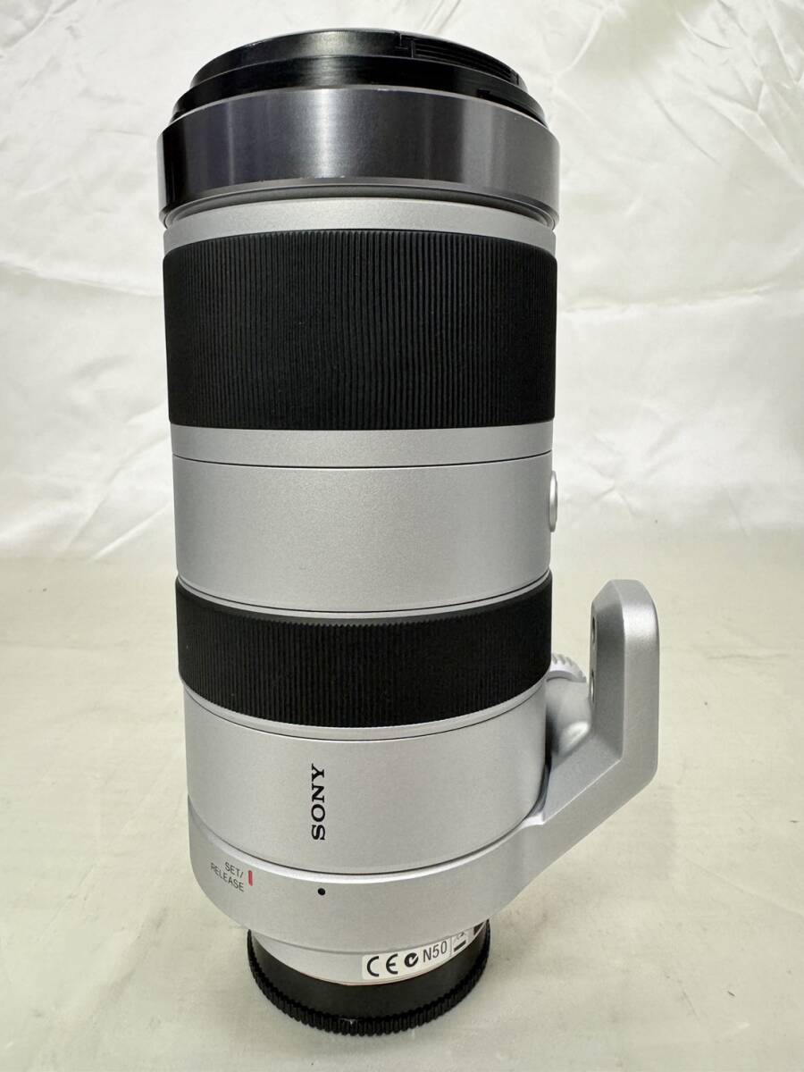 良品 SONY/ソニー 望遠ズームレンズ 70-400mm F4-5.6 G SSM SAL70400G ソニーミノルタAマウント フードの画像4