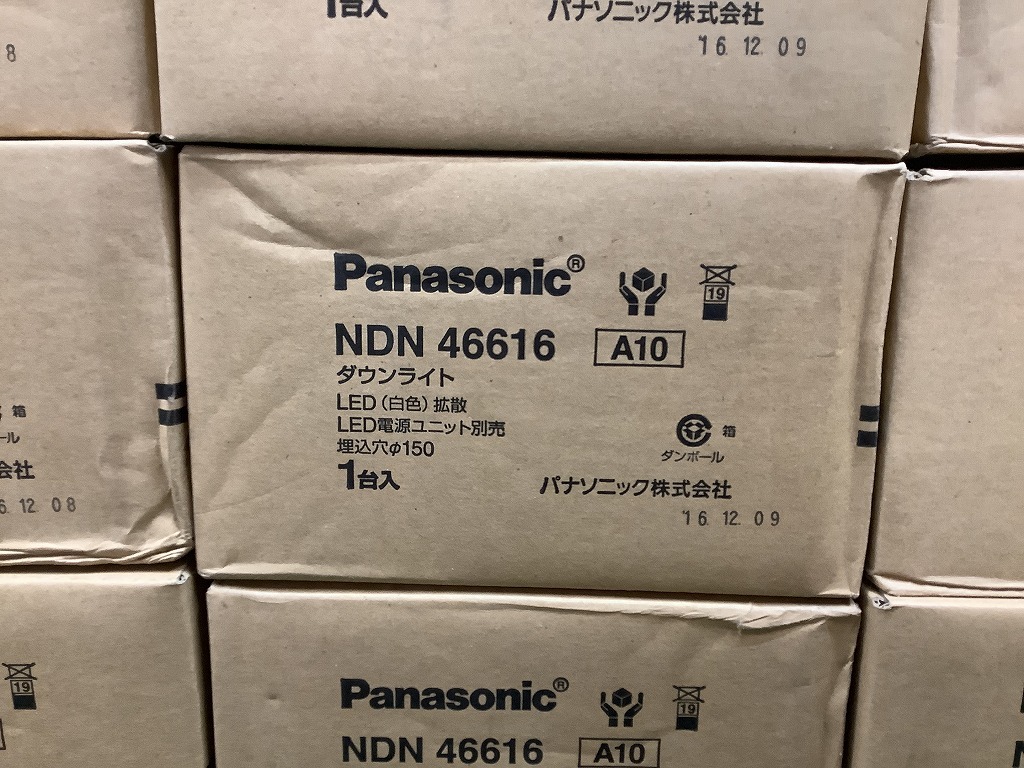 未開封 未使用品 パナソニック Panasonic LED 白色 ダウンライト 拡散 埋込穴Φ150 NDN46616 16個セット 器具本体のみ ※電源ユニット別売_画像4