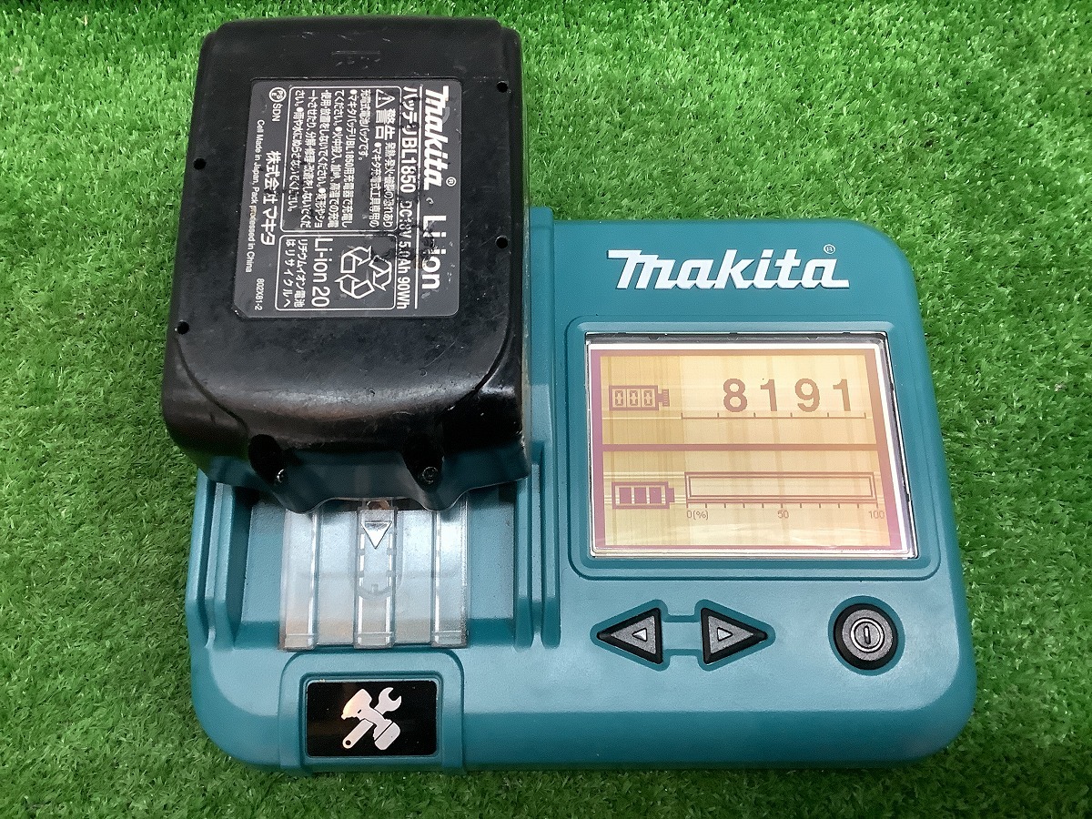 K【訳あり】中古 makita マキタ 18V 5.0Ah リチウムイオンバッテリー BL1850_画像4