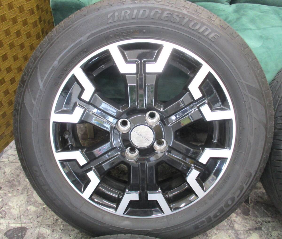 * beautiful goods Nissan E13 Note "Autech" 16 -inch original aluminium + tire 195/60R16 89H Bridgestone *