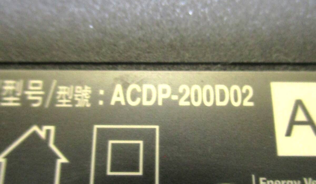 ★ソニー　KJ-55X9000E ACDP-200D02 純正　液晶　ACアダプター★_画像3