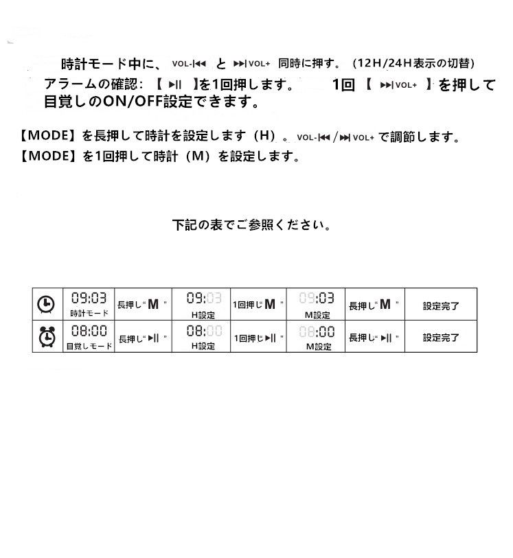 Bluetooth ワイヤレス スピーカー ブルートゥース 木製 ウッド 大音量 高音質 ポータブル おしゃれ USB 置時計