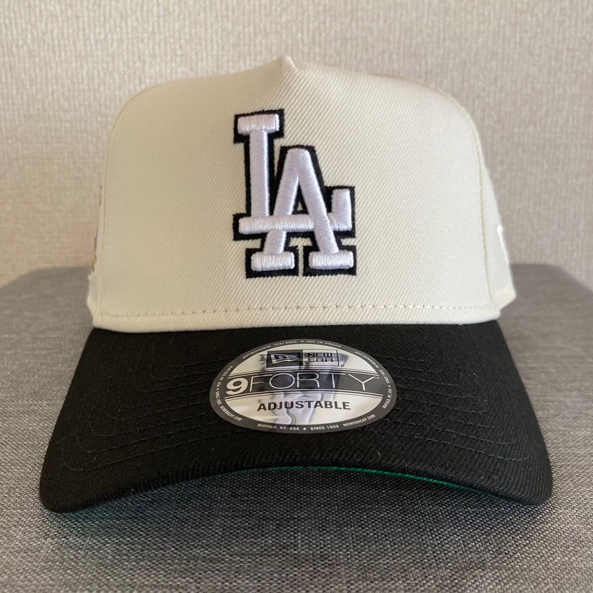 【海外限定】ニューエラ ロサンゼルスドジャース 9FORTY Aフレーム ホワイト ブラック new era Dodgers