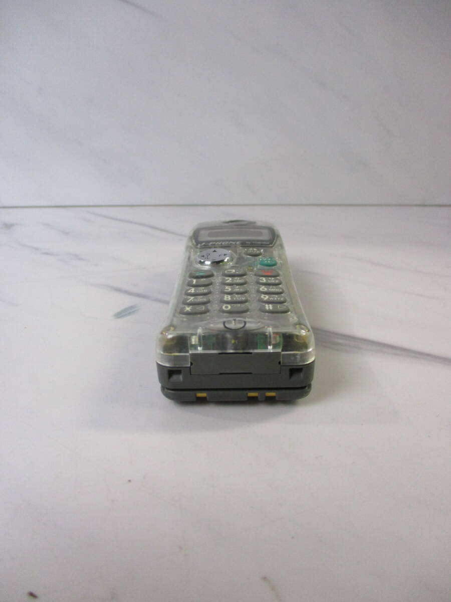 S29 棚33 ジャンク品 東芝 J-PHONE DP-174 TOSHIBA 携帯電話 スケルトン 1998年製 Digital Phone レトロの画像6