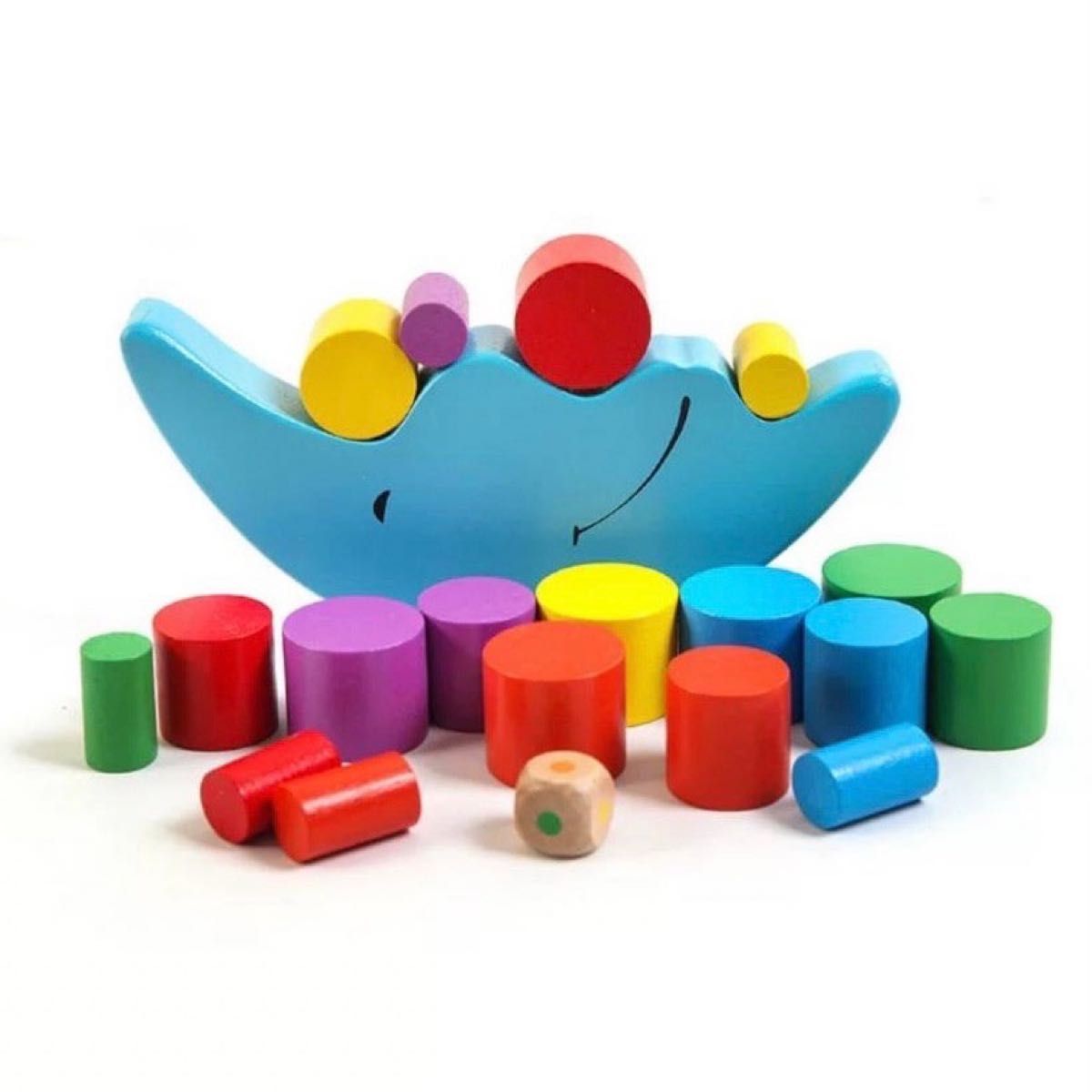 【SALE】おもちゃ　積み木　室内遊び　知育玩具　木製　バランスゲーム　月