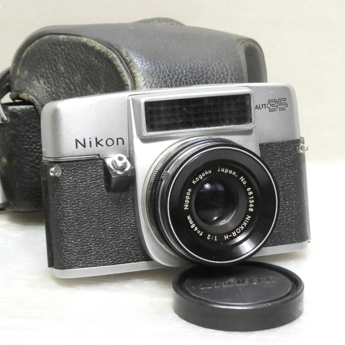 フイルム(コンパクト)カメラ(589)  Nikon Auto35 NIKKOR-H 2/48 NIPPON KOGAKU TOKYO ジャンクセットの画像1
