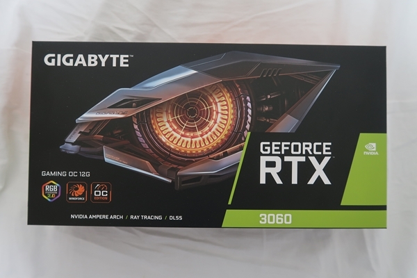 動確済 GIGABYTE GeForce RTX3060 GAMING OC 12G REV2.0 付属品全部ありの画像1