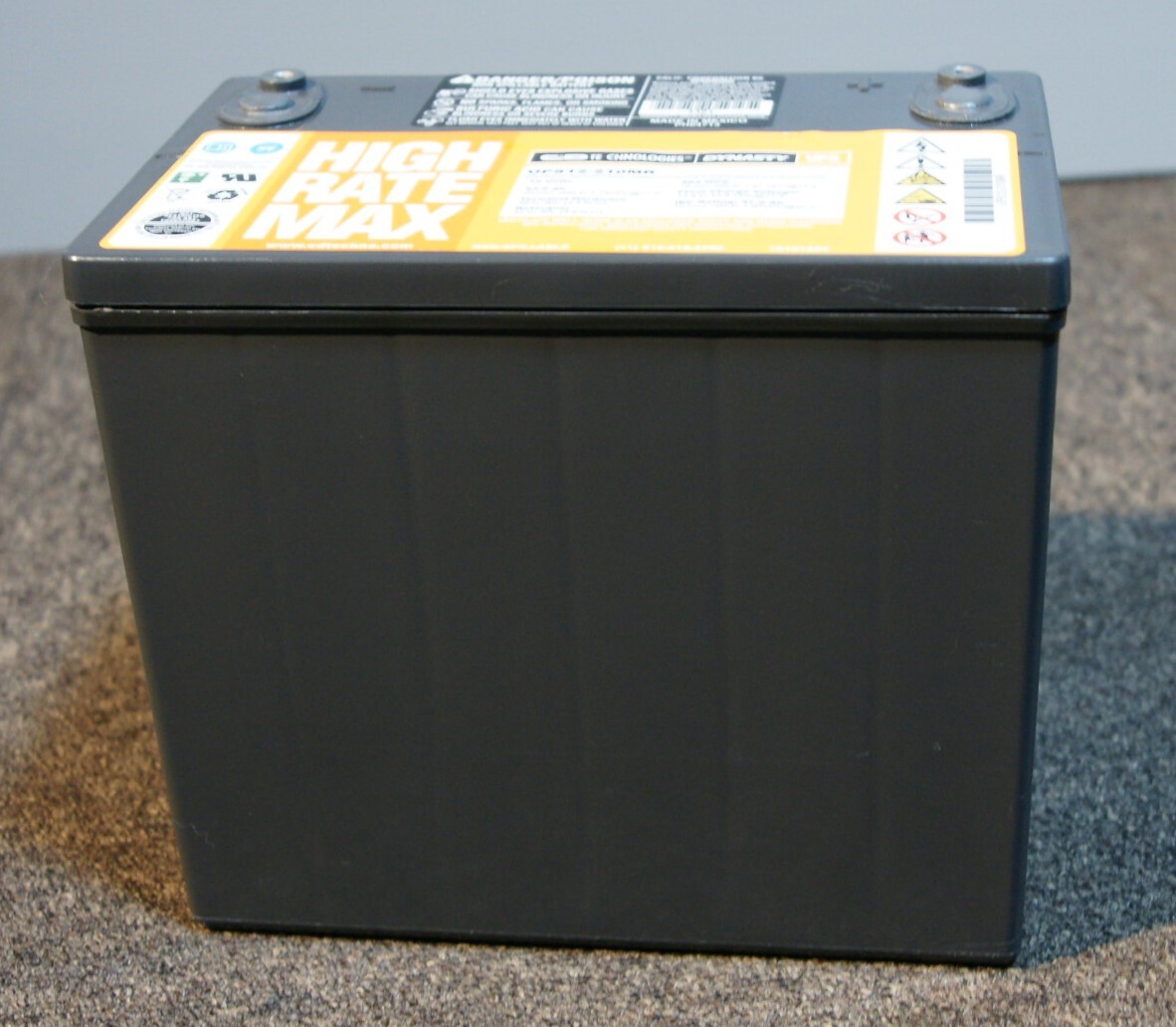 C&D Technologies UPS 12-210MR VRLA Battery バッテリー RV キャンピングカー ソーラー 太陽光蓄電 非常電源 バルク品 ②の画像1