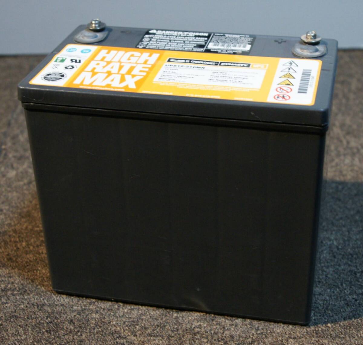 C&D Technologies UPS 12-210MR VRLA Battery バッテリー RV キャンピングカー ソーラー 太陽光蓄電 非常電源 バルク品 ⑦の画像6