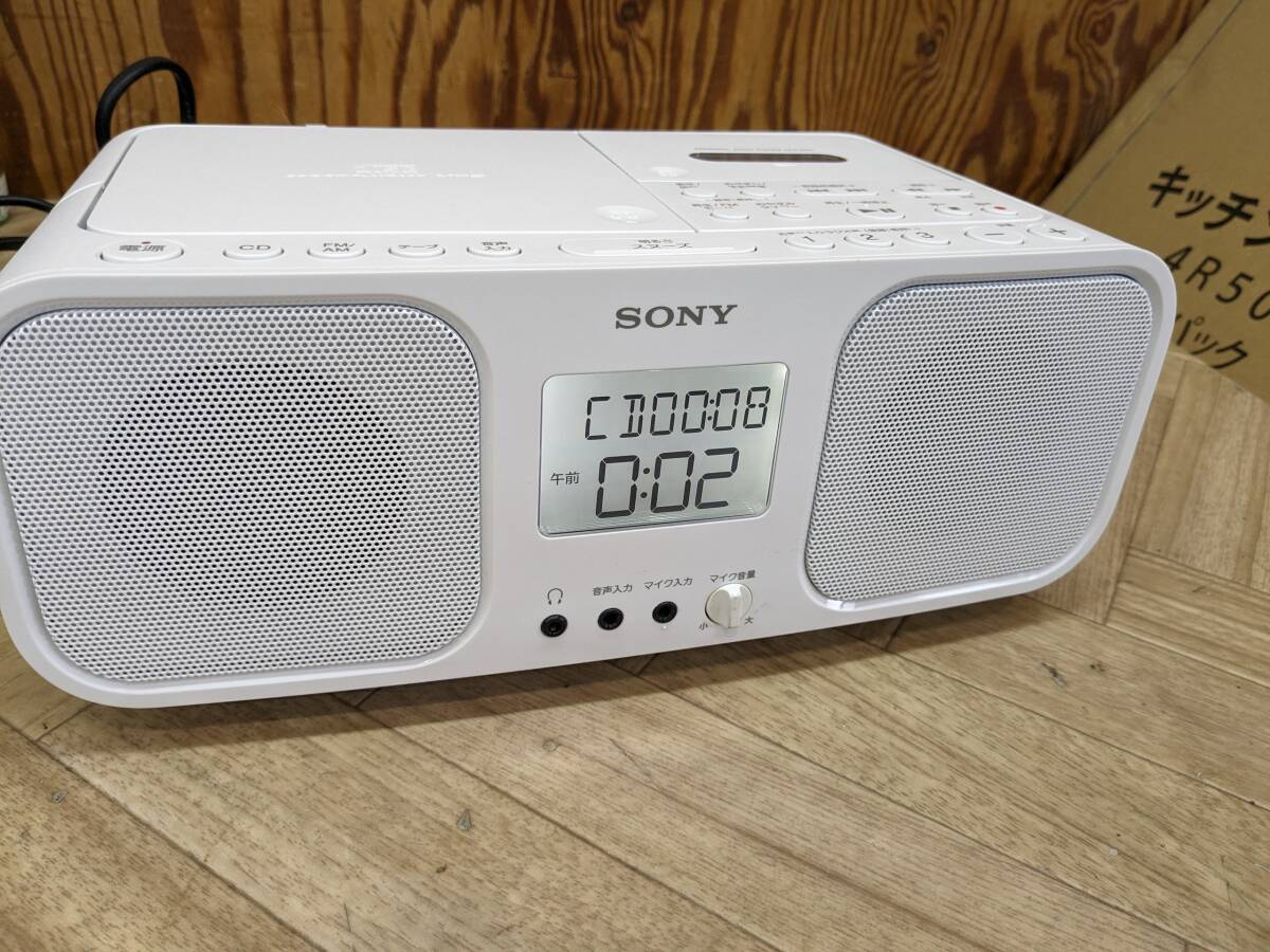美品 SONY ソニー CFD-S401 CD ラジオ カセットレコーダー パーソナルオーディオシステムの画像1