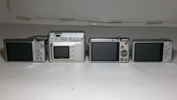 [ no inspection * not yet cleaning ]Panasonic / CASIO / FUJIFILM junk have digital camera [7 pcs. set ]