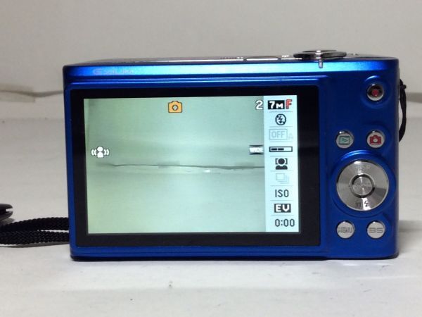 【未点検・未清掃】CASIO EXILIM EZ-Z100 カシオ エクシリム デジタルカメラ ブルー 通電確認済の画像3