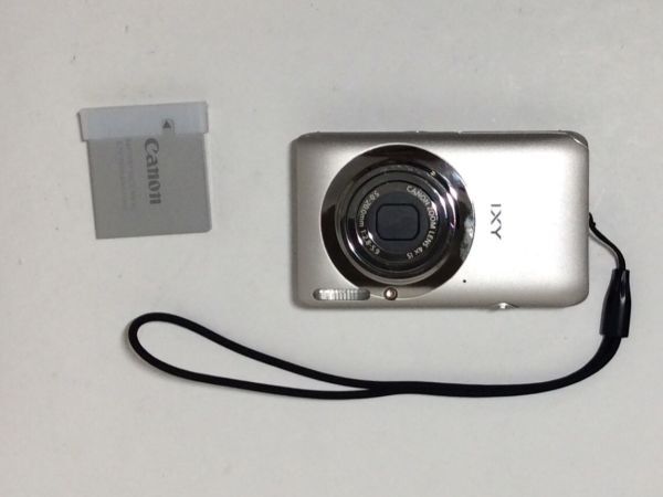 【未点検・未清掃】Canon IXY 210 F キヤノン コンパクトデジタルカメラ シルバー ジャンク 箱付き_画像3