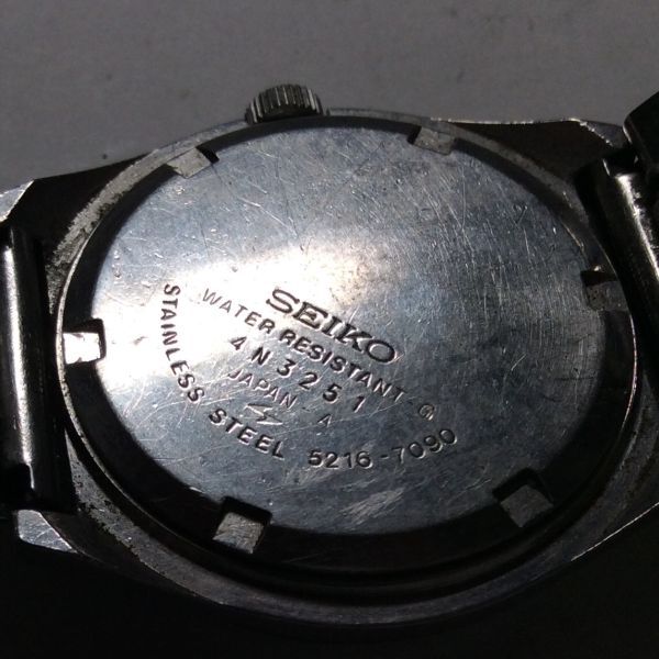 【未点検・未清掃】SEIKO LM SPECIAL 5216-7090 25石 デイデイト 自動巻き カットガラス メンズ 腕時計 セイコー ロードマチック_画像4