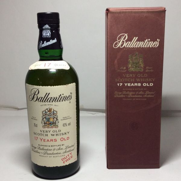 【未開栓】Ballantine's 17年 ベリーオールド 750ml 43% スコッチ ウイスキーWHISKY 古酒 長期保管品の画像1