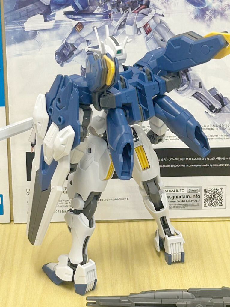 プラモデル　ガンプラ　水星の魔女　HG 1/144 ガンダム キャリバーン & ガンダム エアリアル 改修型　素組完成品　2体セット_画像10