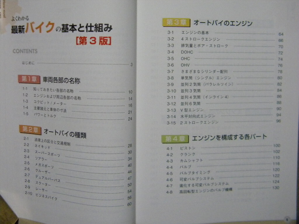 ★図解入門 よくわかる 最新 バイクの基本と仕組み 第3版～オートバイのメカニズム★秀和システム★エンジン/電装/サス/フレーム/ブレーキの画像3