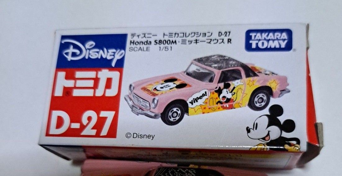 ディズニー トミカコレクション D-27 Honda S800M ミッキーマウス R
