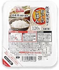 アイリスオーヤマ パックご飯 国産米 100% 低温製法米 非常食 米 レトルト 120g ×3_画像3