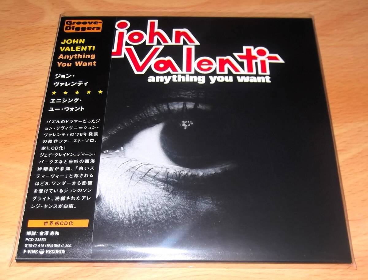 [ paper jacket CD]JOHN VALENTI / Anything You Want