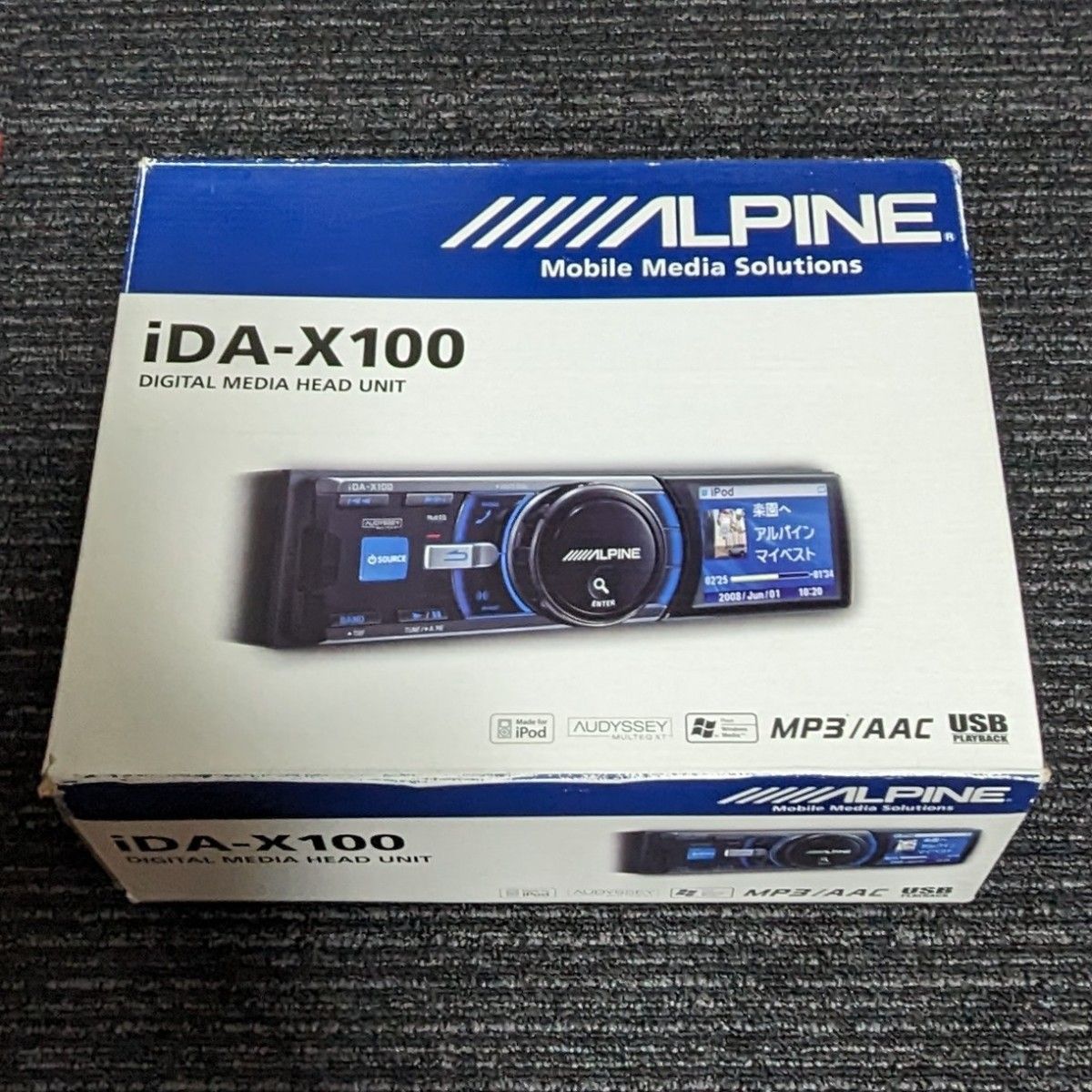 【中古】アルパイン iDA-X100 デジタルメディアヘッドユニット
