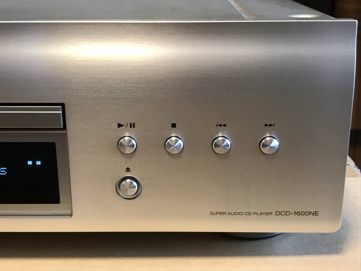 DENON デノン　DCD-1600NE SACD/CDプレーヤー　2021年製　元箱・取説・専用リモコン付き　完動美品