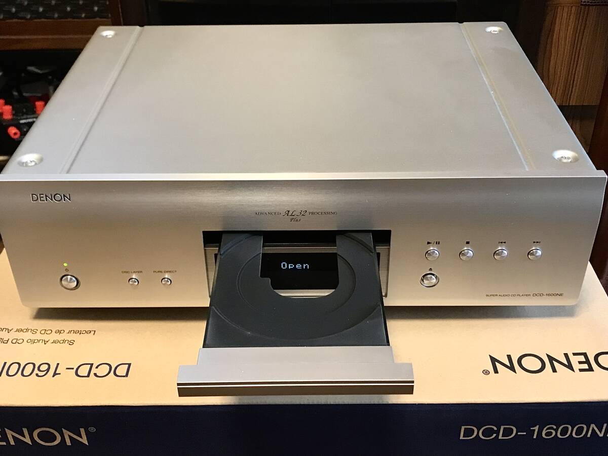 DENON Denon DCD-1600NE SACD/CD player 2021 year made original box * manual * exclusive use remote control attaching work properly beautiful goods 