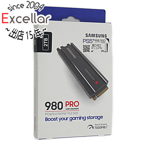 SAMSUNG製 SSD 980 PRO with Heatsink MZ-V8P2T0C/IT 2TB [管理:1000019548]_画像1