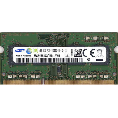 【中古】【ゆうパケット対応】SAMSUNG M471B5173QH0-YK0 SODIMM DDR3L PC3L-12800S 4GB [管理:1050012136]の画像1