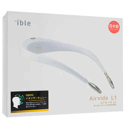 ible Airvida 携帯用空気清浄器 ible Airvida L1 パールホワイト 未使用 [管理:1100018196]_画像1