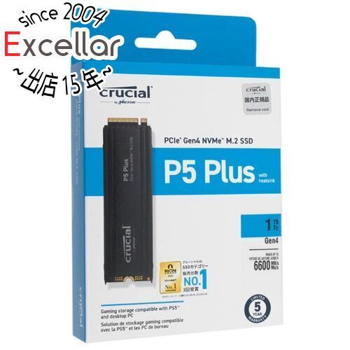 crucial 内蔵型 M.2 SSD P5 Plus CT1000P5PSSD5JP 1TB [管理:1000028120]_画像1