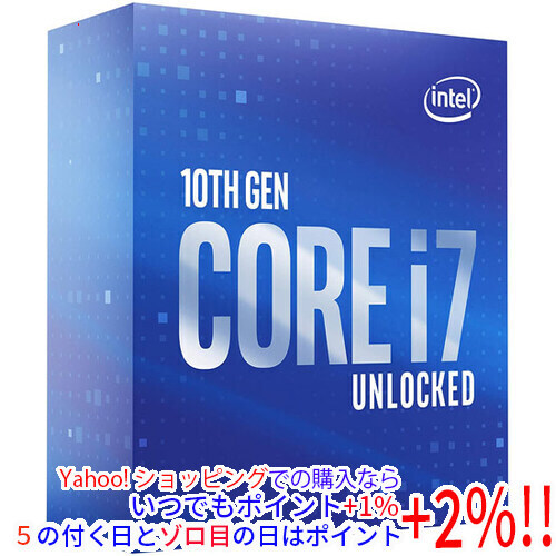 【中古】Core i7 10700K 3.8GHz LGA1200 125W SRH72 元箱あり [管理:1050014821]_画像1