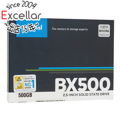 crucial 2.5インチ 内蔵型 SSD BX500 CT500BX500SSD1JP 500GB [管理:1000027229]_画像1