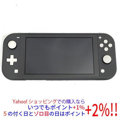 【中古】任天堂 Nintendo Switch Lite(ニンテンドースイッチ ライト) HDH-S-GAZAA グレー 本体のみ 液晶画面いたみ [管理:1350011083]_画像1