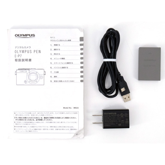 【中古】OLYMPUS ミラーレス一眼 PEN E-P7 14-42mm EZレンズキット シルバー 元箱あり [管理:1050023033]_画像2