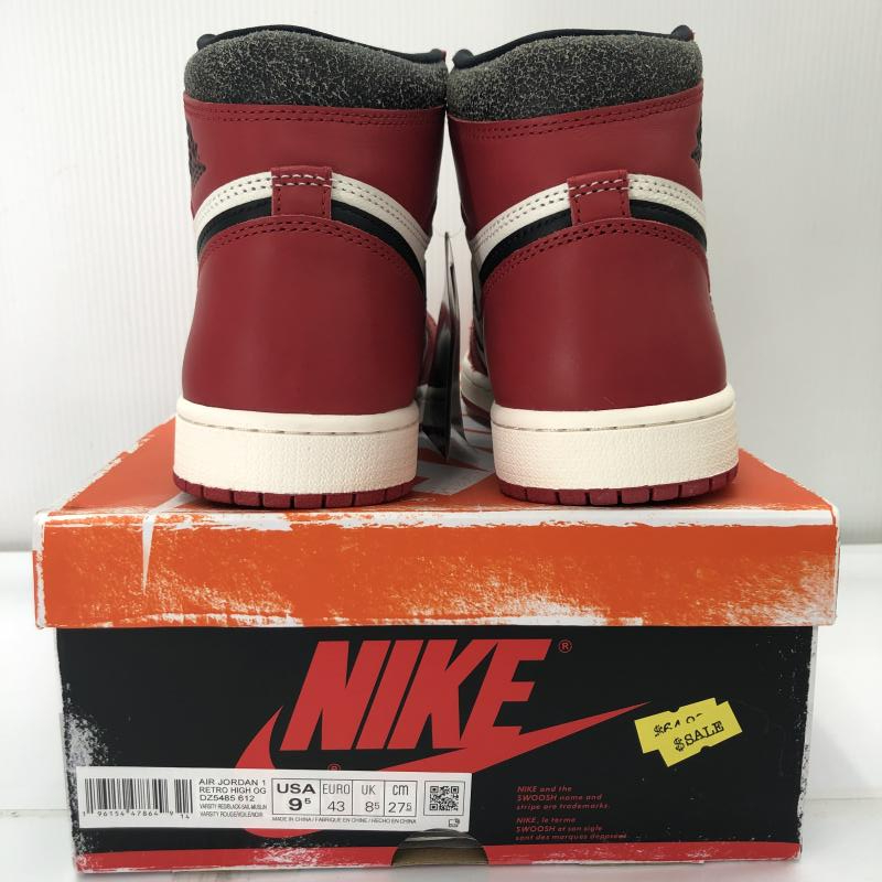 【中古】NIKE AIR JORDAN 1 HIGH OG Lost&Found/Chaicago 27.5cm DZ5485-612 ナイキ エアジョーダン シカゴ[249008249467]_画像4