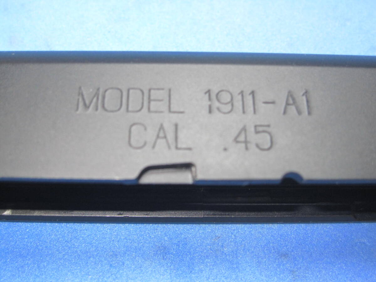 ▼⑯ WA 限定 M1911-A1 ノバック・カスタム Ver.3 「MODEL 1911-A1」刻印・特別セレーション仕様 HW樹脂製スライド_画像5