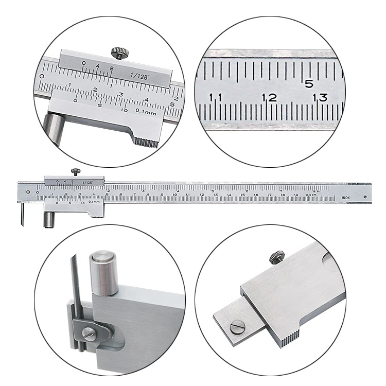 kegaki vernier calipers 200mm most small 0.1mm made of stainless steel carbide preliminary needle 2 ps attaching . paper . vernier calipers [ free shipping ]