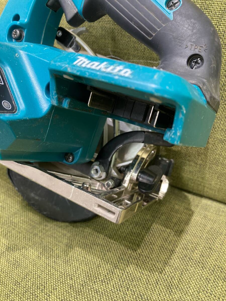 【Y18166】makita マキタ 18V 165mm 充電式マルノコ HS631D バッテリー付属 可動品 中古・現状品の画像8